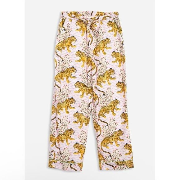 Printfresh Leopard Print Pajama Set - Pink and Yellow - Picture 2 of 14